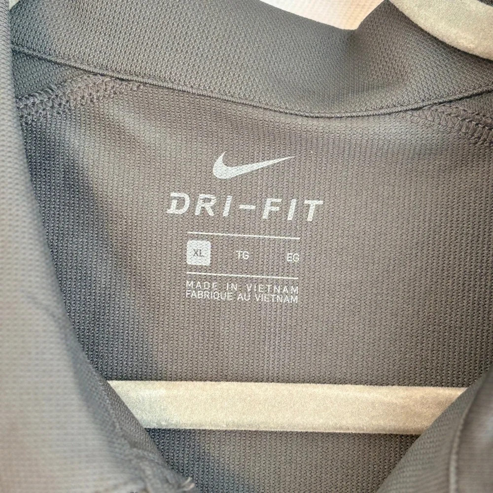 Nike Golf Dri-FIT Polo Shirt Mens XL Anthracite Grey Short Sleeve 266998-060 NWT